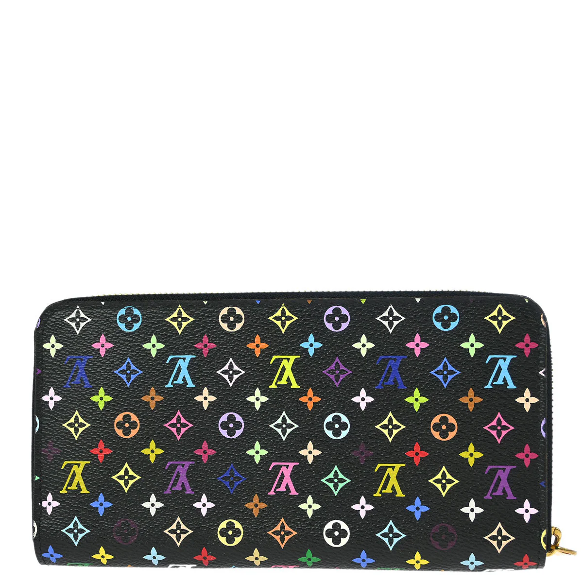 Louis Vuitton 2016 Black Multicolor Zippy Wallet M60243 - Image 2
