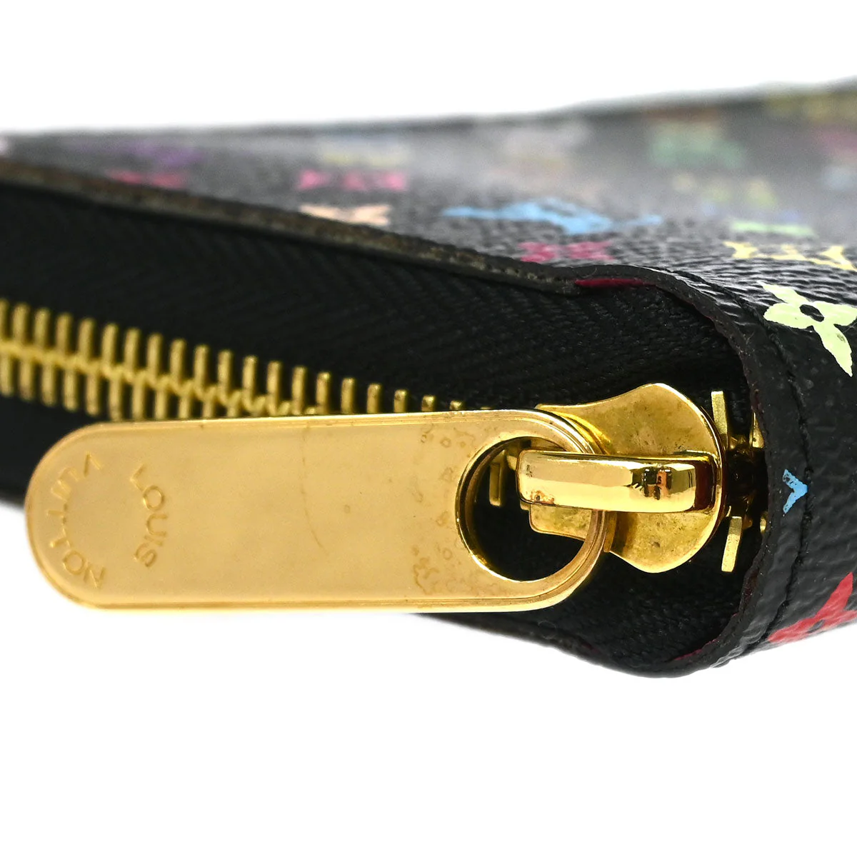 Louis Vuitton 2016 Black Multicolor Zippy Wallet M60243 - Image 4