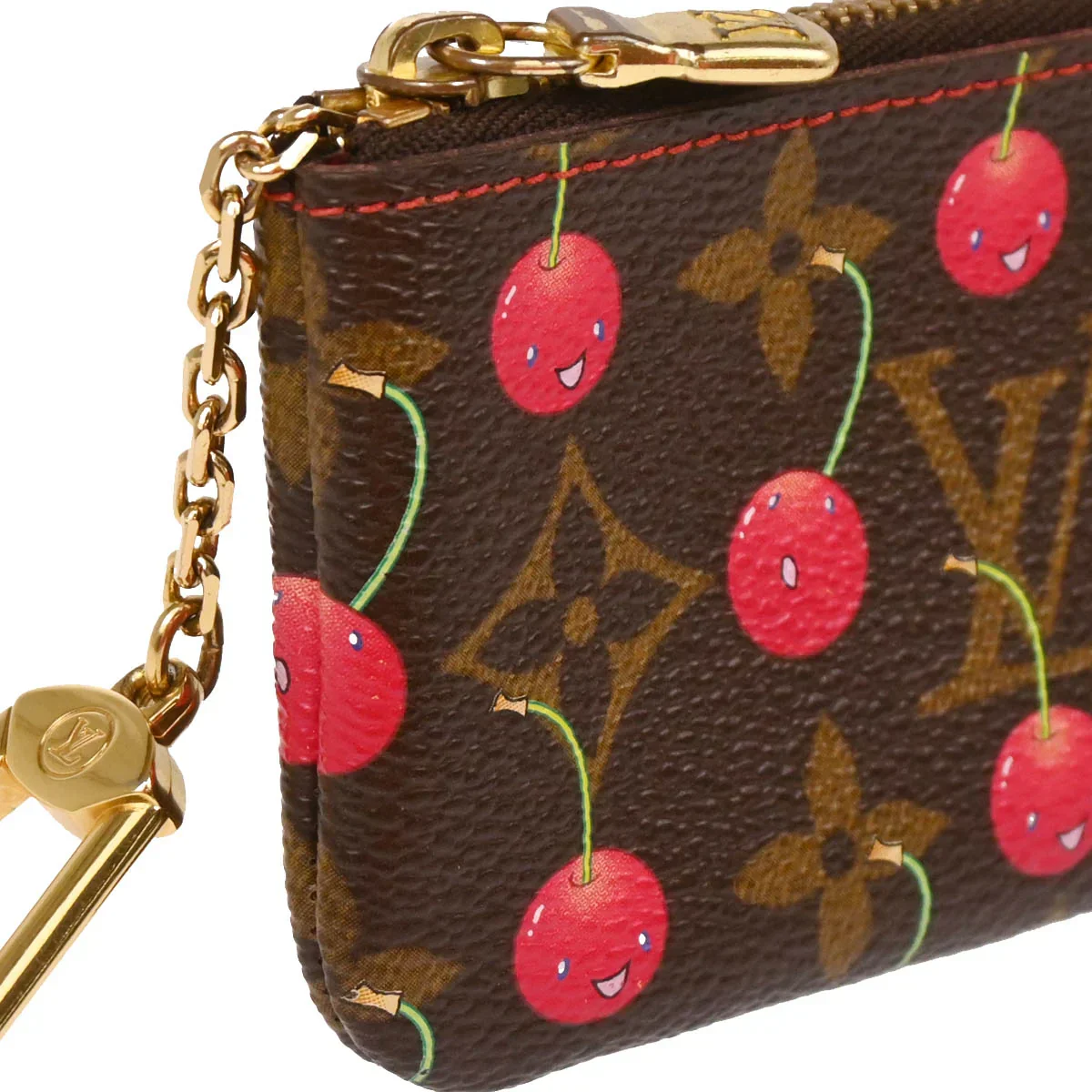 Louis Vuitton 2005 Cherry Pochette Cles Coin Purse Wallet M95042 - Image 3