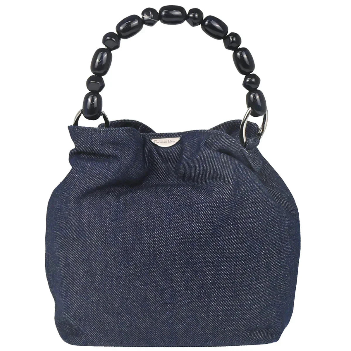 Christian Dior 2000 Indigo Denim Malice Handbag