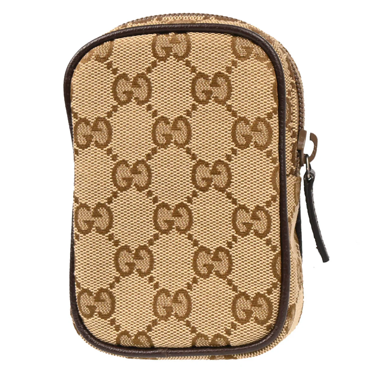 Gucci Beige Canvas GG Cigarette Case Pouch - Image 2