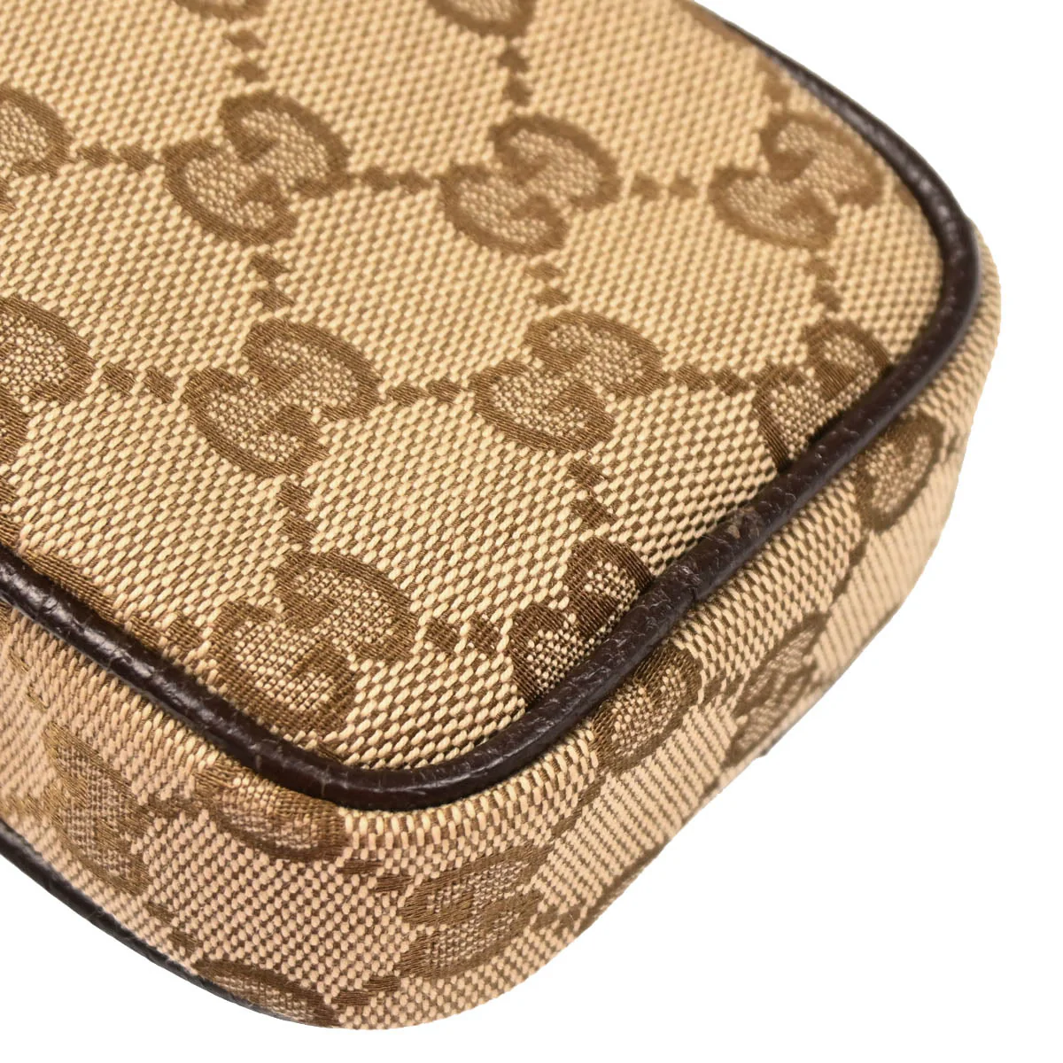 Gucci Beige Canvas GG Cigarette Case Pouch - Image 5