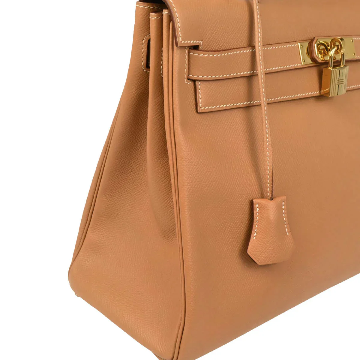 Hermes 2000 Natural Courchevel Kelly 32 Retourne 2way Shoulder Handbag - Image 3