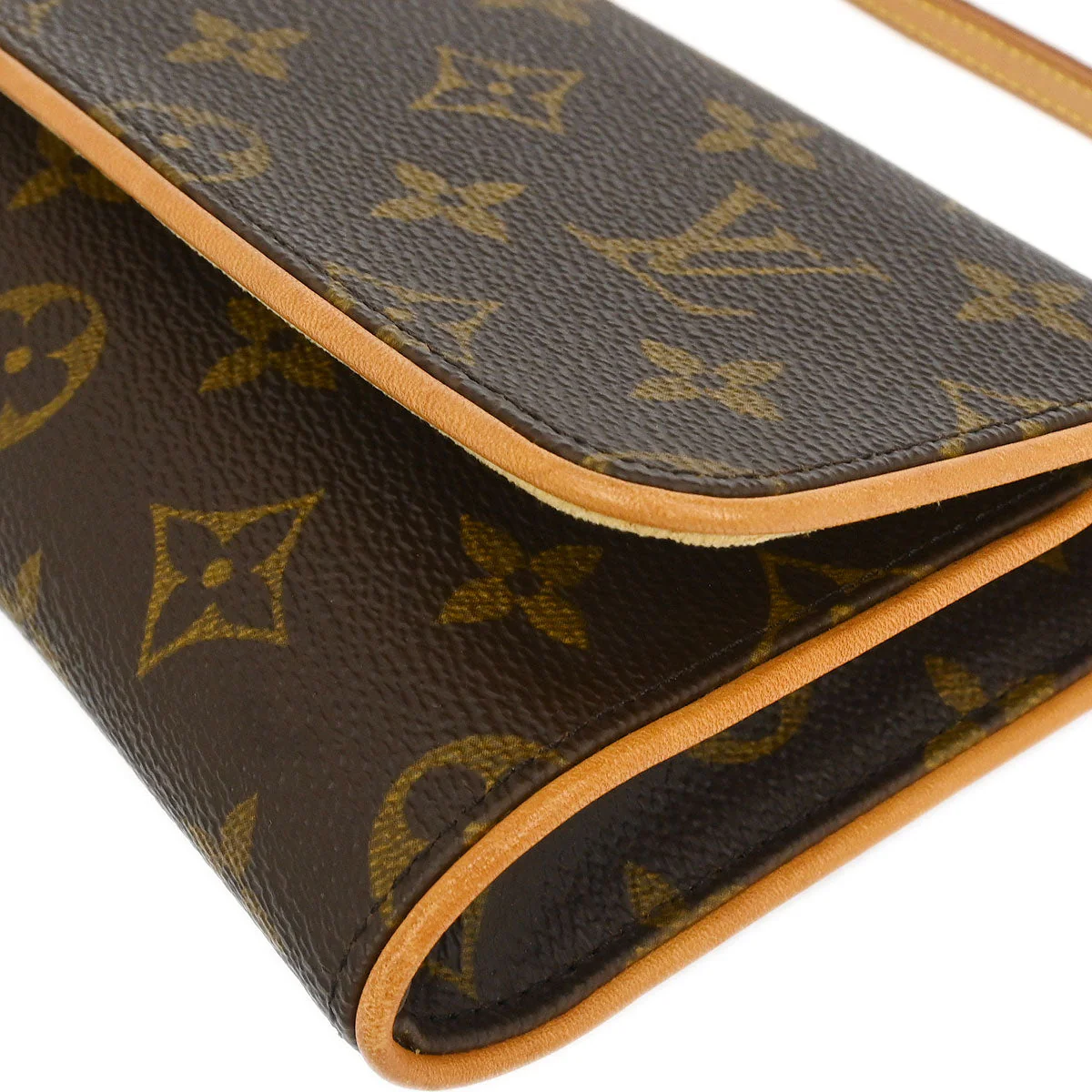 Louis Vuitton 2001 Monogram Pochette Twin GM Crossbody Bag M51852 - Image 3